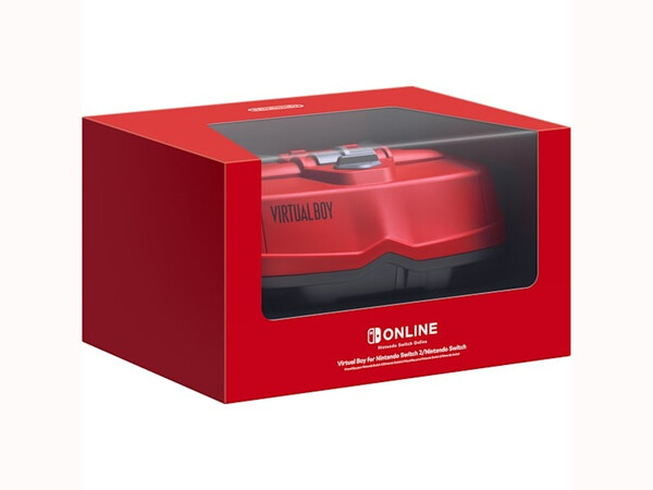 The Virtual Boy in its retail box.