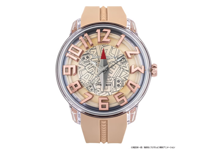 Tendence One Piece Log Pose TY023009-P watch featuring a domed crystal and moving central needle.