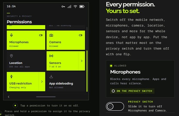 BraxOS is based on Android, but has multiple privacy features.