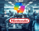 Office seen with Microsoft Copilot and Nintendo logos