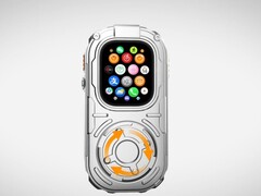 A look at the Repod Ultra with an Apple Watch Ultra inserted.