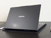 The IdeaPad Slim 3 15 15IRH10R has switched to a 16:10 aspect ratio with a larger clickpad, but the proprietary AC charging port leaves a sour taste (Image source: Notebookcheck)
