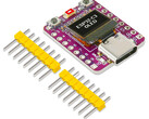 ESP32-C3 0.42-inch OLED development board with tiny footprint