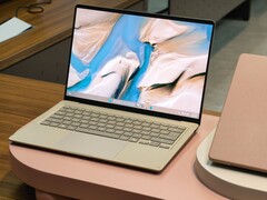 The 2026 Asus Zenbook 14 in Zabriskie Beige comes with an OLED display and large touchpad.