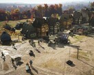 A town in Manor Lords. (Image Source: Salvic Magic)