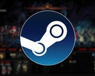 An image showing the game Darkest Dungeon and the Steam logo on a white background.