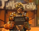 The Overwatch 2 character Junkrat (Jamison Fawkes).