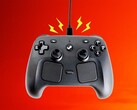 The Steam Controller can "drive" across a tabletop thanks to its vibration motor.