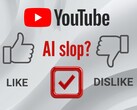 Banner for YouTube AI slop rating shown