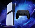 PS5 Pro console with DualSense controller shown (Image source: Sony PlayStation with edits)