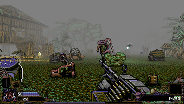 Project Warlock: Lost Chapters features distinctive pixel art.