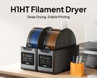 Elegoo H1 HT filament dryers with a touchscreen at the front.