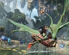 Na'vi flying on the Ikran.