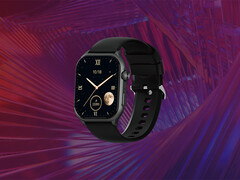 The Watch Fit 3 costs around $29. Pictured: a promo picture of the black version of the smartwatch (edited).