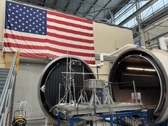 NASA's StarBurst instrument outside a thermal vacuum chamber (Image source: NASA/Daniel Kocevski)