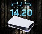 Banner for PS5 console jailbreak and firmware 14.20 shown