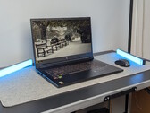 The Acer Nitro V 17 on the desk