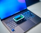 Intel Panther Lake reports industry standard monthly yield improvement. A demo Panther Lake system pictured. (Image source: Alex Waetzel for Notebookcheck)