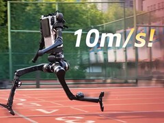 Unitree’s humanoid H1 reached a top speed of 10.1 m/s in a sprint, but still remained clearly behind Usain Bolt in the overall 100-meter time.