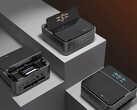 The Machenike GTS mini-PC's status display can show key metrics in multiple postures. (Image source: Machenike)