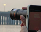The Find X9 Ultra in action with its official teleconverter accessory attached. (Image source: via Weibo)