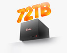 The ME Pro 370 starts at around $590. Pictured: a promo picture of the NAS showing 72TB storage support.