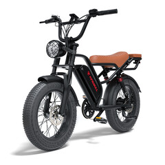 The Kingbull Ranger has a retro motorcycle-style design