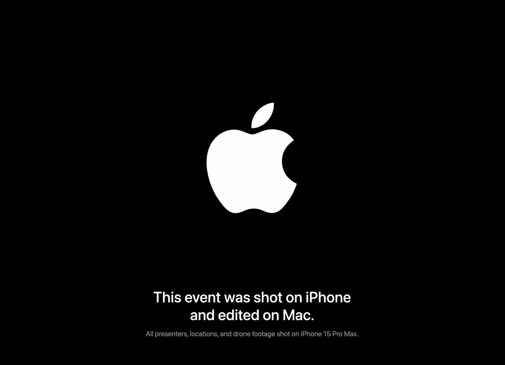 Apple's Scary Fast event was shot on iPhone - NotebookCheck.net News