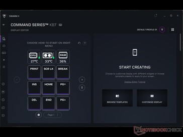 Command Touch Display customization.