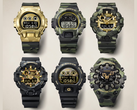 Casio bold-camo watches.