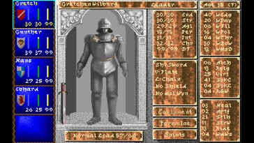 Pictured: A gameplay screenshot from Darklands.