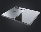 Foldable iPhone CAD render. (Image source: iPhone-Ticker/edited)
