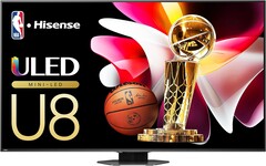 The U8N Mini-LED TV can get impressively bright and is has already dropped in price (Image: Hisense)