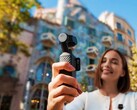 The Osmo Pocket 4 as seen in hands-on marketing images from Barcelona.