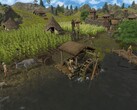 An image showing several characters in Dawn of Man.