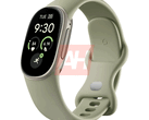 Image of the alleged Google Fitbit Edge in the Green colorway