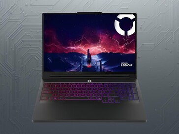 16-inch Lenovo Legion Pro 7 OLED gaming laptop front shown (Image source: Lenovo with edits)