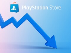Graphic for falling PlayStation Store prices shown