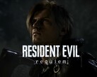 Resident Evil Requiem banner with Leon (Image source: screenshot, Resident Evil YouTube with edits)