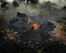 An image showing a camp and mercenaries in Wartales.