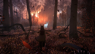 Players will also encounter the occasional forest spirit while exploring the world.