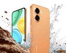The Honor X7e in sunset orange colorway