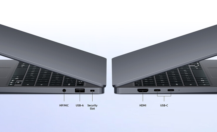Port configuration of the Samsung Galaxy Book 6