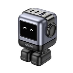 The Ugreen Uno 65 W GaN charger features a total of three USB ports (Image source: Ugreen)