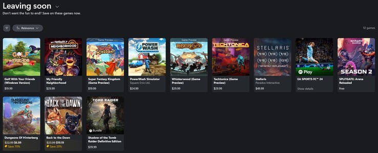 Games leaving Xbox Game Pass in July 2026.