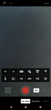 Sony Xperia 1 VIII review - shooting a video