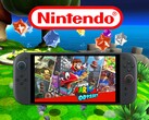 Super Mario Odyssey 3D Mario game shown on Switch 2