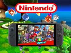 Super Mario Odyssey 3D Mario game shown on Switch 2