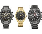From left to right, pictured - Citizen AT2137-50E, NJ0242-50E, and AT2137-50F.