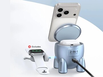 It can charge an iPhone and AirPods at the same time. (Image source: Ugreen)